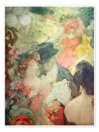 Wandbild Maskenball, 1907 - Janos Vaszary