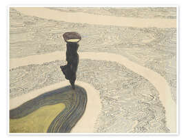 Wandbild Frau am Ufer, 1910 - Léon Spilliaert