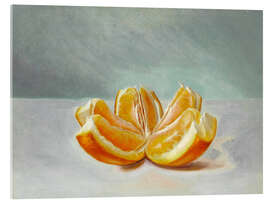 Acrylglasbild Stilleben mit Orangen - Süleyman Seyyid Bey