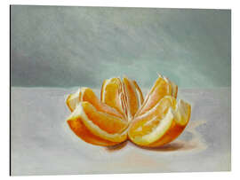 Alubild Stilleben mit Orangen - Süleyman Seyyid Bey