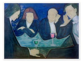 Poster Im Café, 1909