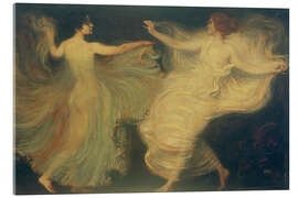 Acrylglasbild Zwei Tänzerinnen, 1896