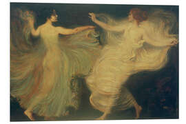 Hartschaumbild Zwei Tänzerinnen, 1896