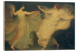 Holzbild Zwei Tänzerinnen, 1896