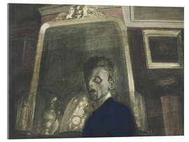 Acrylglasbild Selbstporträt vor dem Spiegel, 1908