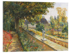 Acrylglasbild Die Terrassenmauern - Will Hicok Low, 1901