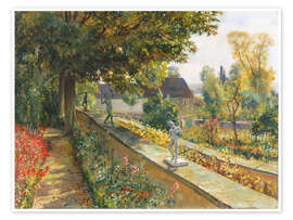 Poster Die Terrassenmauern - Will Hicok Low, 1901