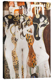 Leinwandbild Die Gorgonen - Beethoven-Fries (Ausschnitt)