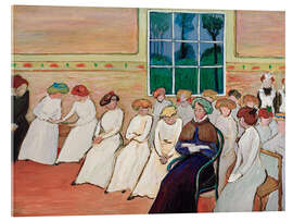 Acrylglasbild Mädchenpensionat, 1907 - Marianne von Werefkin