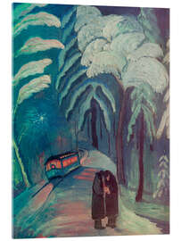 Acrylglasbild Blauer Funken, 1918 - Marianne von Werefkin