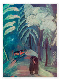 Poster Blauer Funken, 1918 - Marianne von Werefkin