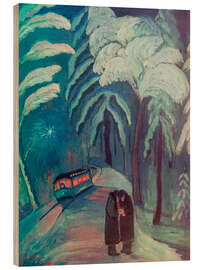 Holzbild Blauer Funken, 1918 - Marianne von Werefkin