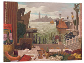 Acrylglasbild Erinnerungen an Venedig - Milan Thomka Mitrovsky, 1921