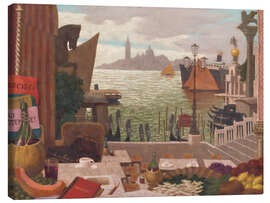 Leinwandbild Erinnerungen an Venedig - Milan Thomka Mitrovsky, 1921