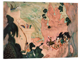 Akrylbilde Rimskij-Korssakow, Scheherazade - Valentin Serow