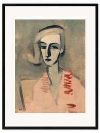 Gerahmter Kunstdruck Die Lehrerin, 1933