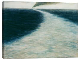 Leinwandbild Meer mit Kielwasser, 1902 - Léon Spilliaert