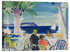 Leinwandbild French Riviera, 1920 - Janos Vaszary