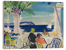 Holzbild French Riviera, 1920 - Janos Vaszary
