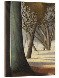 Holzbild Buchenstämme, 1945 - Léon Spilliaert