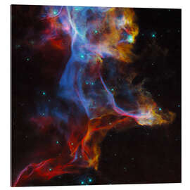 Acrylglasbild Schleiernebel im Sternbild Cygnus