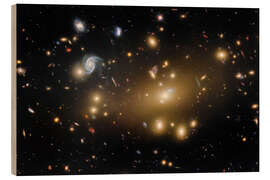 Holzbild Abell 209, Galaxiehaufen - NASA