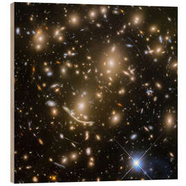Holzbild Galaxienhaufen Abell 209 - NASA
