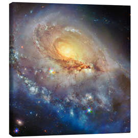 Leinwandbild Spiralgalaxie Arp 184 - NASA