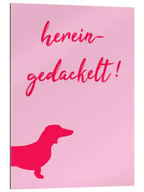 Gallery Print Hereingedackelt Pink