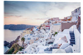 Acrylglasbild Insel Santorin, Griechenland