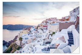 Wandsticker Insel Santorin, Griechenland