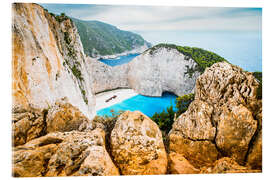 Acrylic print Navagio Beach, Greek Islands - Nagy Melinda
