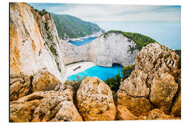 Aluminium print Navagio Beach, Greek Islands - Nagy Melinda