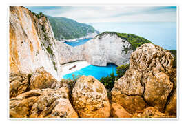 Wandbild Navagio-Strand, griechische Inseln - Nagy Melinda
