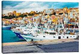Leinwandbild Hafen von Sciacca, Sizilien - Marco Simoni