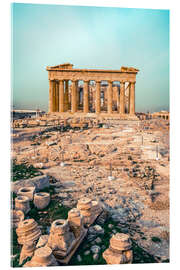 Acrylglasbild Der Parthenon, Athen, Griechenland - Luis Pina