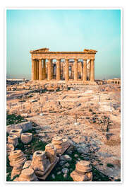 Poster Der Parthenon, Athen, Griechenland