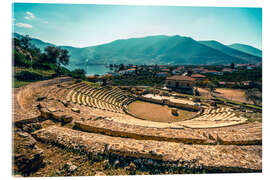 Acrylglasbild Theater in der antiken Stadt Epidaurus, Griechenland - Luis Pina