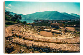 Holzbild Theater in der antiken Stadt Epidaurus, Griechenland - Luis Pina