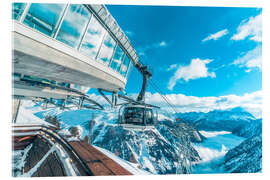 Acrylglasbild Winterlandschaft im Aostatal, Italien - Frank Fell