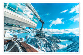 Wandbild Winterlandschaft im Aostatal, Italien - Frank Fell