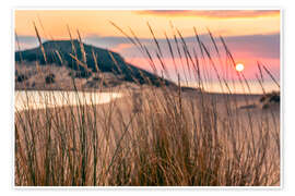 Wandbild Sonnenuntergang, Insel Elafonisos, Griechenland - Luis Pina