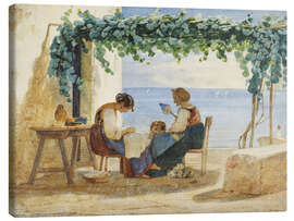 Leinwandbild Eine neapolitanische Familienszene - Ernst Meyer