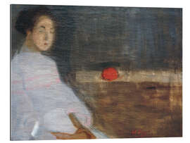 Gallery Print Mädchen mit Orange