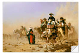 Wandsticker Napoleon und sein Stab in Ägypten, 1867 - Jean-Léon Gérôme