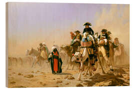Holzbild Napoleon und sein Stab in Ägypten, 1867 - Jean-Léon Gérôme