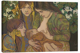 Leinwandbild Mutterschaft - Stanislaw Wyspianski