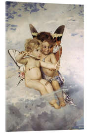 Acrylglasbild Amoretten - Julius Kronberg, 1881