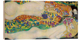 Holzbild Wasserschlangen II