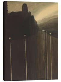 Leinwandbild Deich bei Nacht, 1908 - Léon Spilliaert